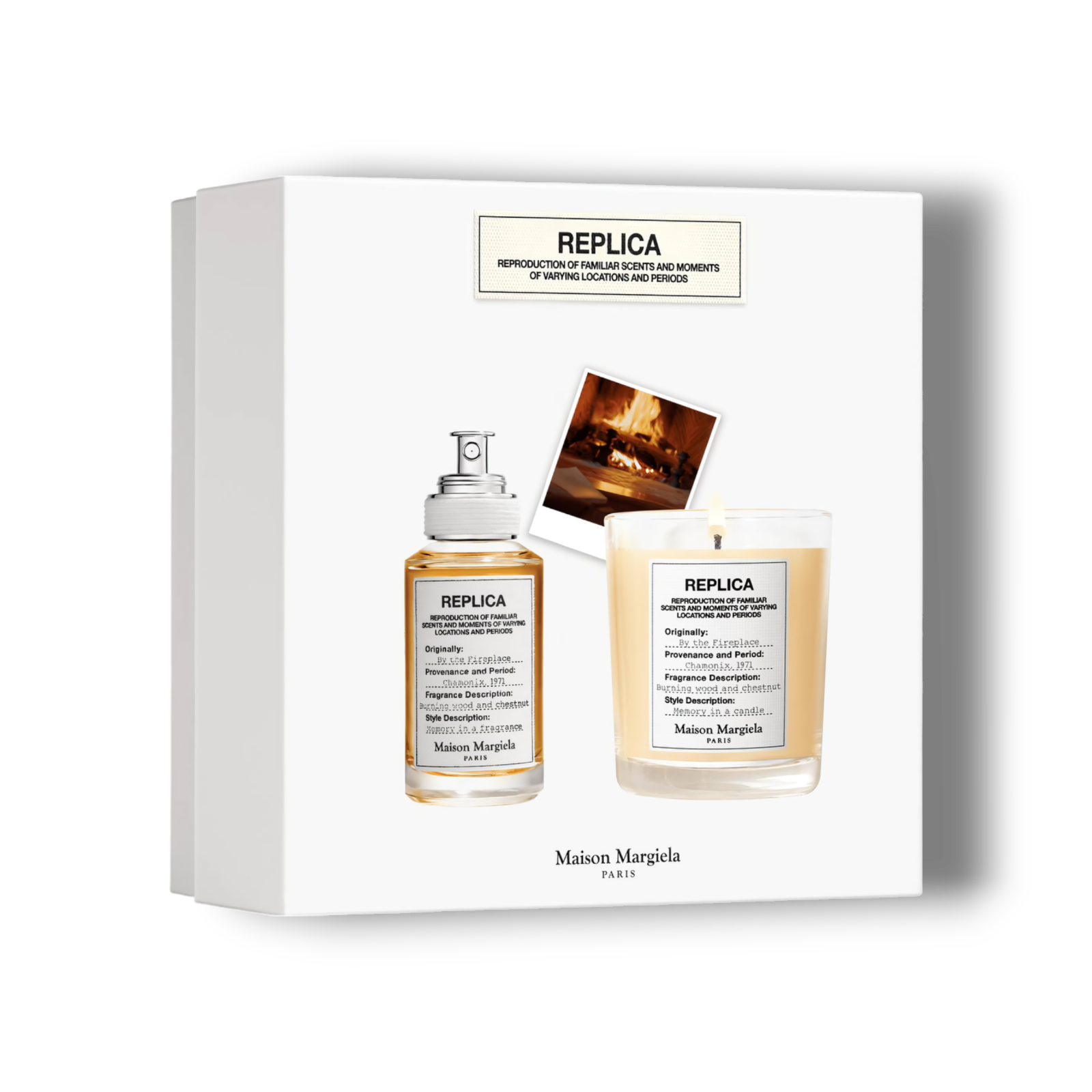 Набір Maison Martin Margiela Replica By The Fireplace Cologne And Candle Set 